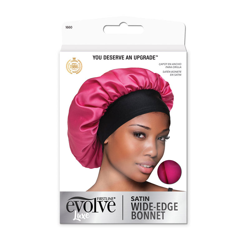 FIRSTLINE EVOLVE® Satin Wide-edge Bonnet #1660 – SELIS BEAUTY