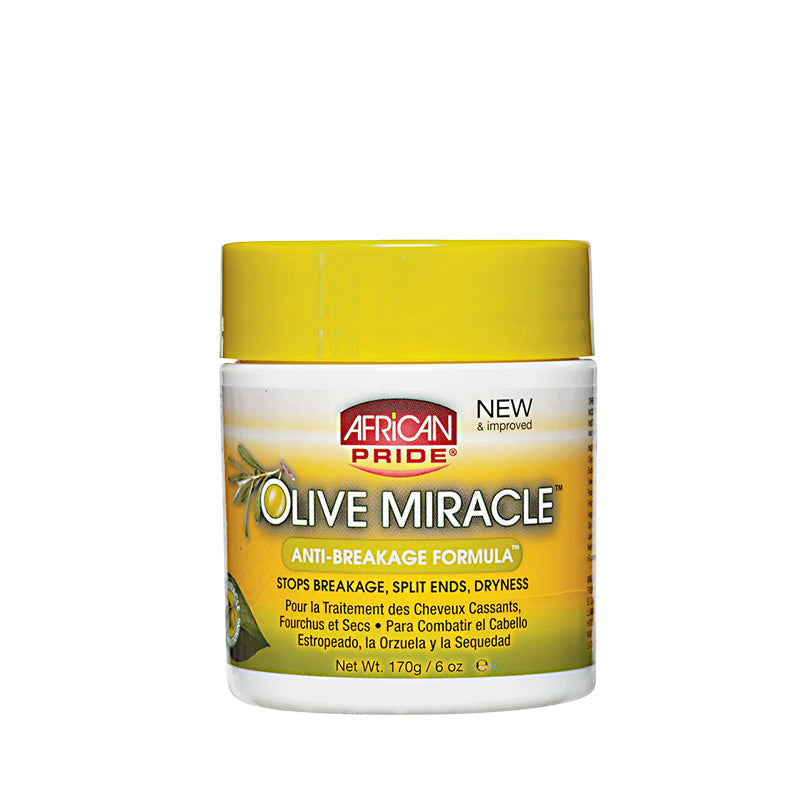 AFRICAN PRIDE OLIVE MIRACLE Anti-Breakage Formula Creme 6oz