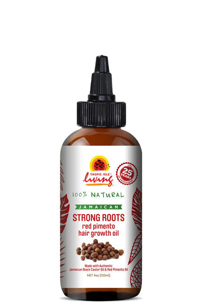 Tropic Isle Living Strong Roots Red Pimento Hair Growth Oil 4oz