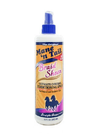 Mane'n Tail Braid Sheen Spray 12oz