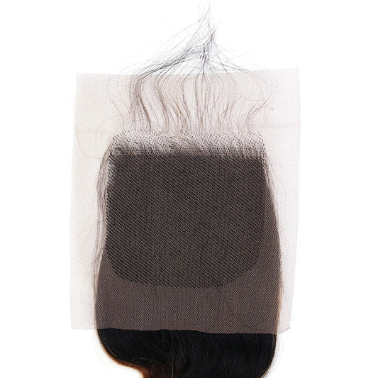 LAFLARE 100% Unprocessed Brazilian Virgin Remy Hair 4"X4" Full Lace Closure - BODY 12"