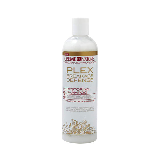 CREME OF NATURE Plex Breakage Defense Restoring Shampoo 12 oz