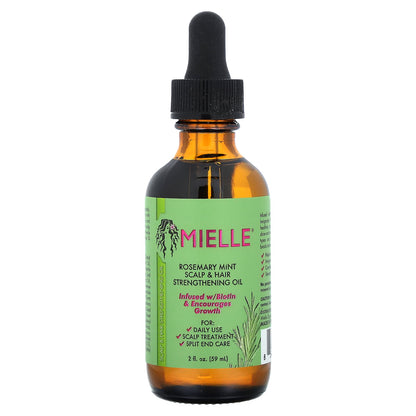 Mielle Rosemary Mint
Scalp & Hair Strengthening Oil 2 fl oz (59 ml)
