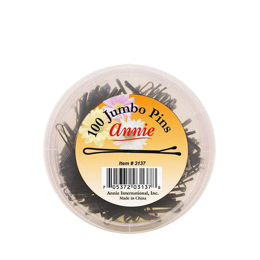 ANNIE 100 Jumbo Bobby Pins 3" #3137 jar