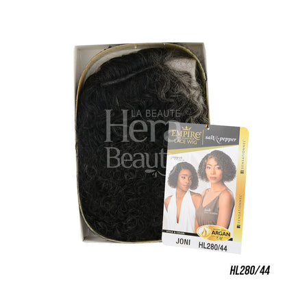 SENSATIONNEL Empire 100% Human Hair Salt & Pepper Lace Wig JONI