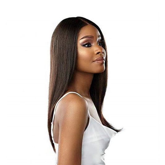 SENSATIONNEL BARE & NATURAL 100% VIRGIN HUMAN HAIR 13X5 LACE WIG NATURAL STRAIGHT 22"