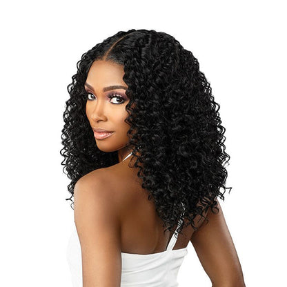 Sensationnel Human Hair Blend Butta HD Lace Front Wig WATER WAVE 16"