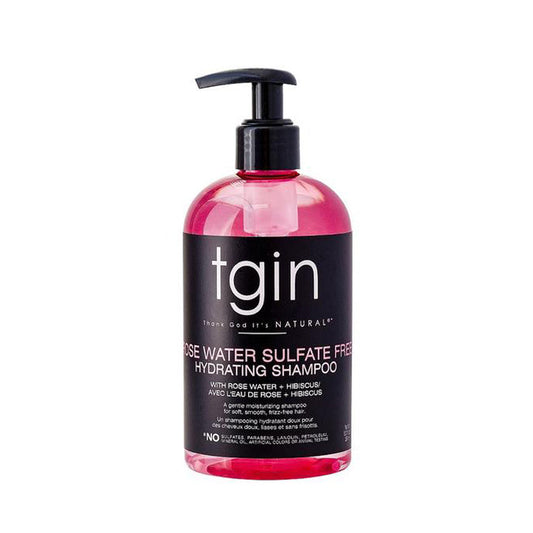 TGIN Rose Water Sulfate Free Hydrating Shampoo 13Oz