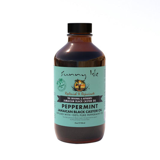 SUNNY ISLE Jamaican Black Castor Oil [Peppermint] 4Oz