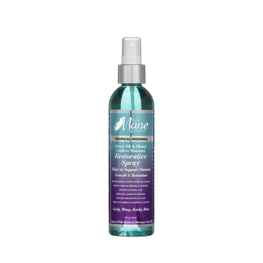 THE MANE CHOICE Tropical Moringa Sweet Oil & Honey Endless Moisture Restorative Spray 8oz
