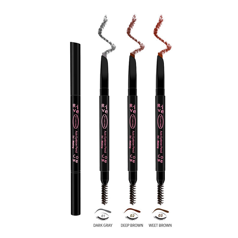 RIVECOWE Tri-Making Auto Eyebrow Pencil