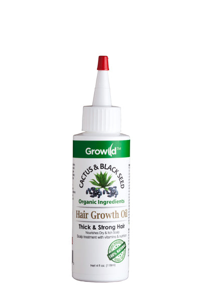 Growild Hair Growth Oil Cactus & Black Seed 4oz