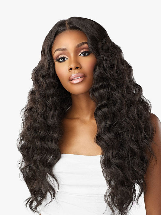 Sensationnel Human Hair Blend Butta HD Lace Front Wig - HOLLYWOOD WAVE 26"