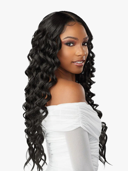 Sensationnel Butta Lace Human Hair Blend HD Lace Front Wig - DEEP TWIST 26"