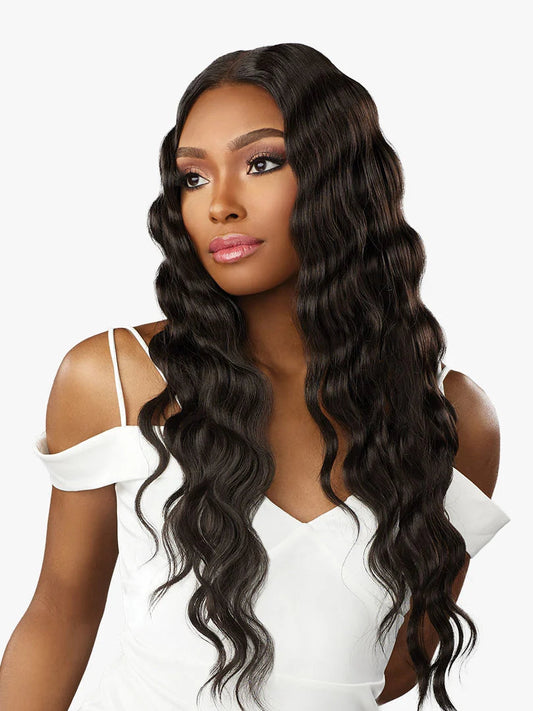 Sensationnel Butta Lace Human Hair Blend HD Lace Front Wig - LOOSE CRIMP 28"