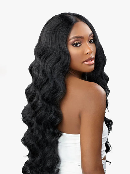Sensationnel Human Hair Blend Butta HD Lace Front Wig - CURLY BODY 26