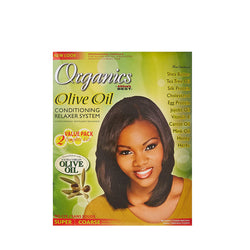 AFRICA'S BEST ORGANICS OLIVE OIL CONDITIONING RELAXER SYSTEM SUPER 2 APP