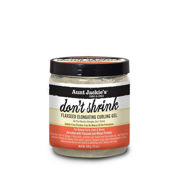 AUNT JACKIE'S FLAXSEED RECIPES DON'T SHRINK FLAXSEED ELONGATING CURLING GEL