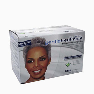 GENTLE TREATMENT NO-LYE CONDITIONING CREME RELAXER SYSTEM KIT [GRAY]