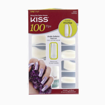 KISS ACRYLIC PLAIN NAILS 100 Tips
