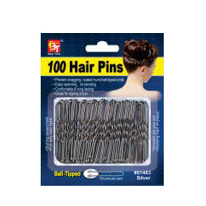 BEAUTY TOWN 100 Hair Pin(Silver) #01483