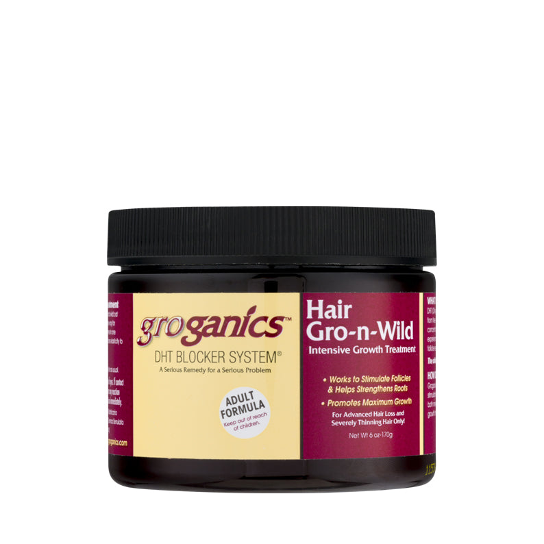 GROGANICS Hair Gro-n-Wild Intensive Growth Treatment 6oz