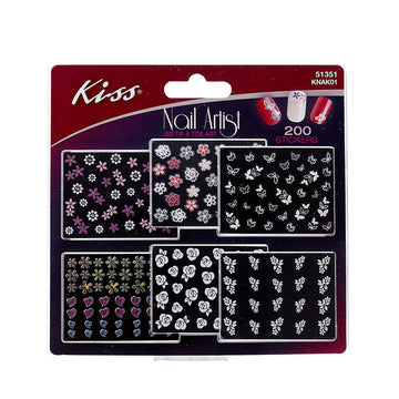 Kiss KNAK01 Nail Artist 3D Tip & Toe Stickers