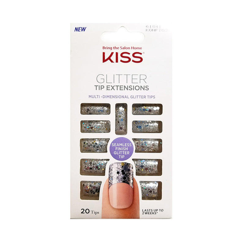 Kiss Gel Tips KGNFT02 Silver