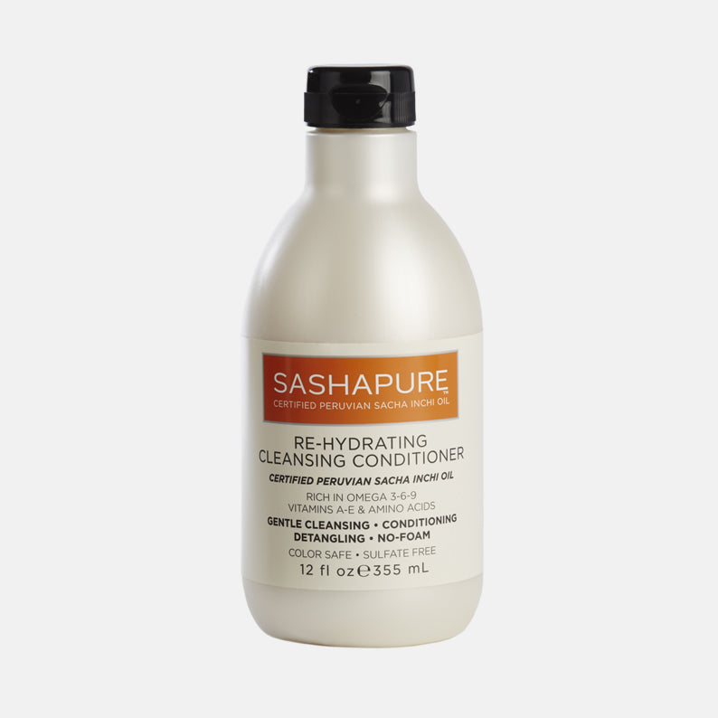 SASHAPURE Re-Hydrating Cleansing Conditioner 12oz