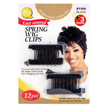 M&M QFITT Spring Wig Clip LACE #1104