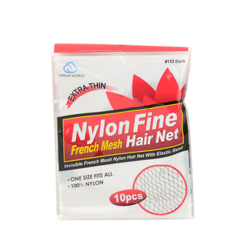 DREAM WORLD Nylon Fine French Mesh Hair Net - Extra Thin #DRE133