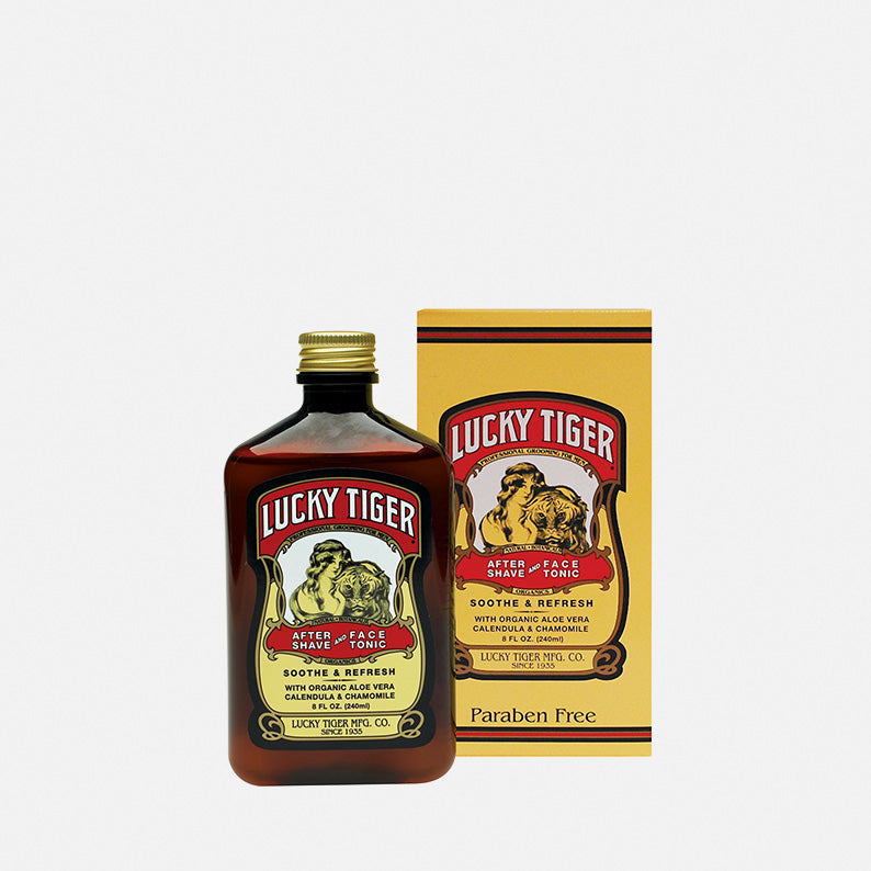 LUCKY TIGER After Shave & Face Tonic 8oz