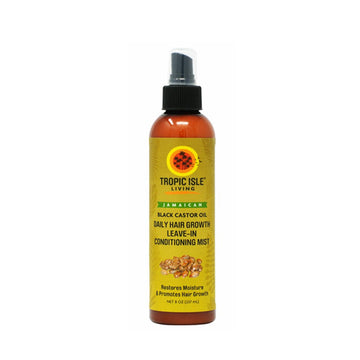 TROPIC ISLE LIVING Jamaican Black Castor Oil Daily Hair Growth Leave-In Conditioning Mist 8Oz