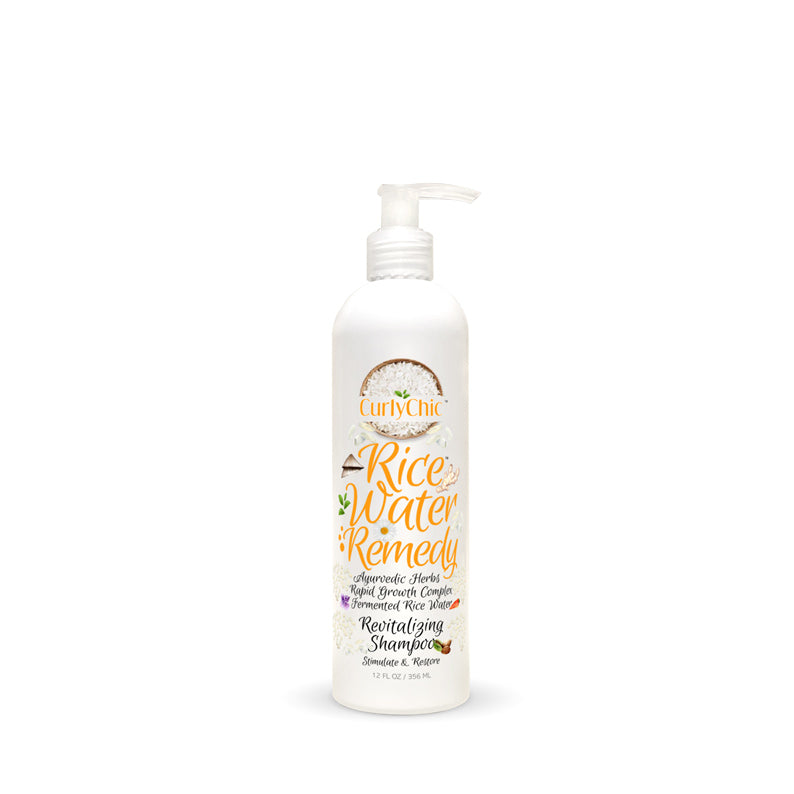 CURLY CHIC RICE WATER REMEDY REVITALIZING SHAMPOO 8OZ