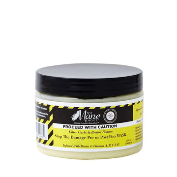 THE MANE CHOICE Proceed With Caution Stop The Damage Pre Or Post Poo Mask 12oz