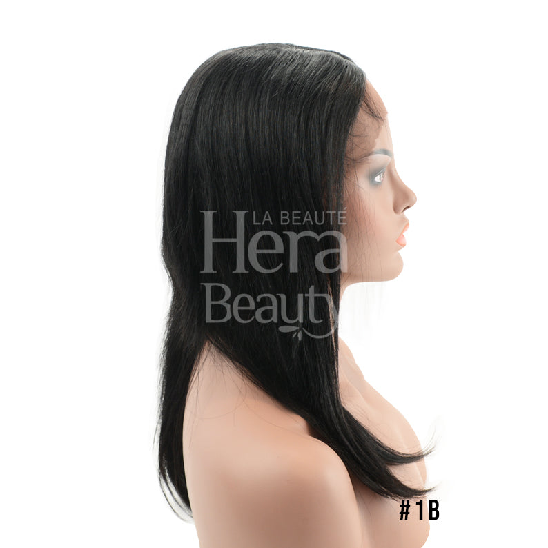 SENSATIONNEL UNPROCESSED VIRGIN HUMAN HAIR 10A LACE FRONT WIG STRAIGHT